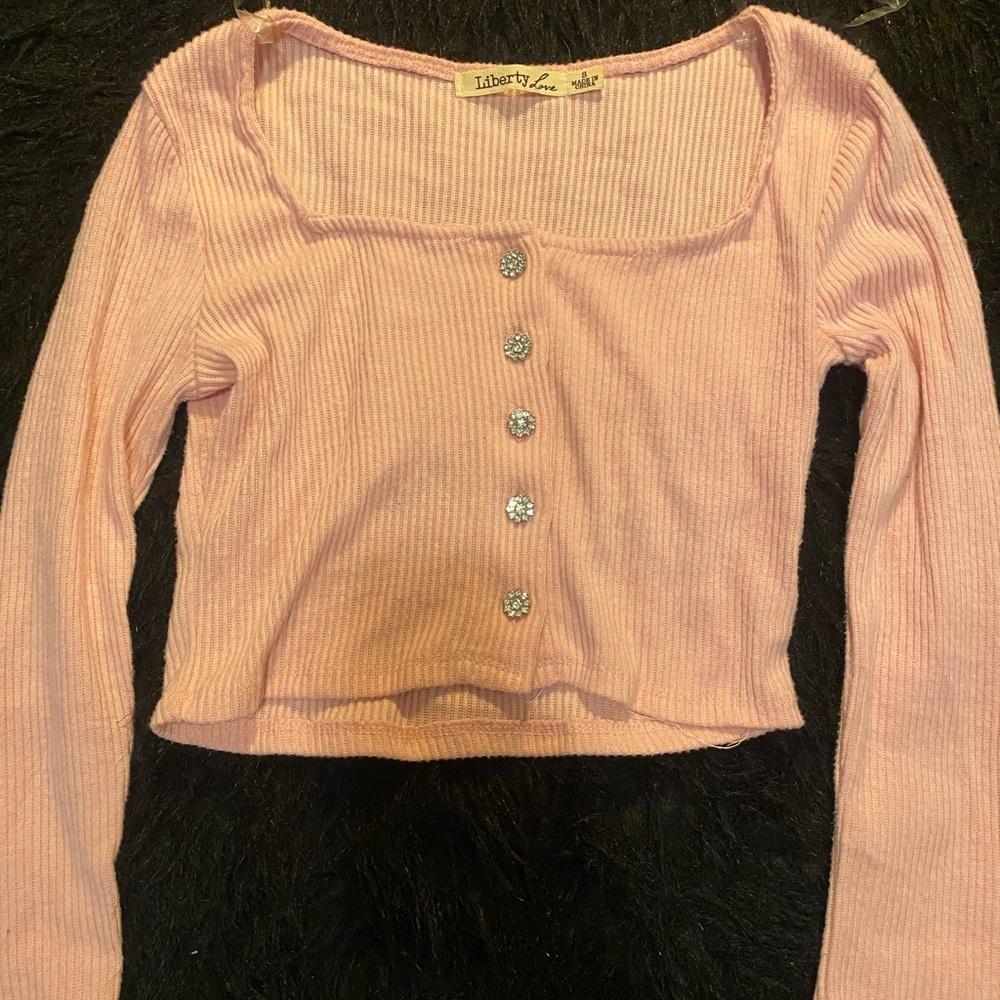 Pink Crop Top